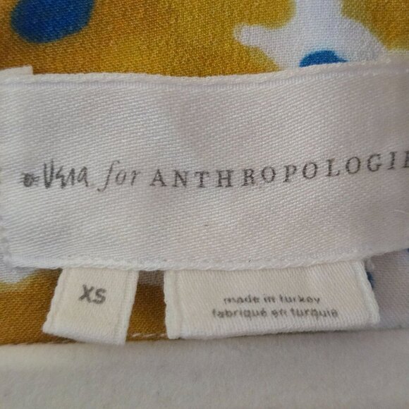 Vera For Anthropologie Buttercup Mini Dress Size XS - Picture 9 of 11